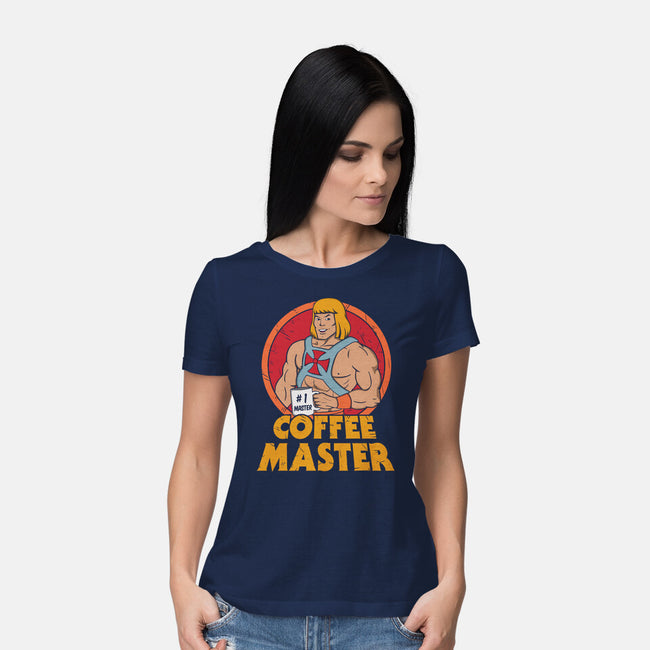 He-Man Coffee Master-Womens-Basic-Tee-Melonseta