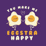 You Make Me Eggstra Happy-None-Beach-Towel-tobefonseca