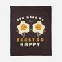 You Make Me Eggstra Happy-None-Fleece-Blanket-tobefonseca