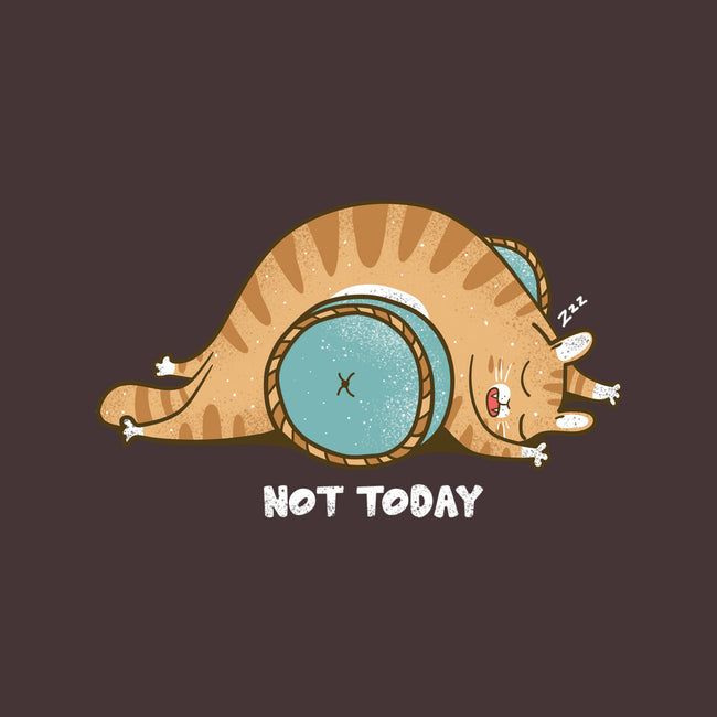 Not Today Cat-None-Glossy-Sticker-turborat14