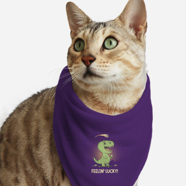 Feeling Lucky-Cat-Bandana-Pet Collar-retrodivision