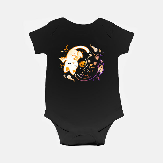 Spooky Kittens-Baby-Basic-Onesie-Vallina84