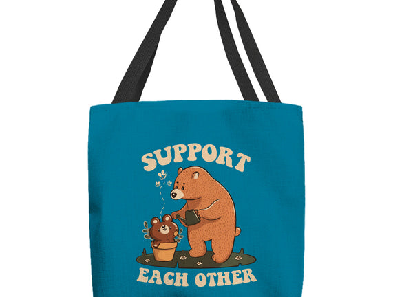 Support Each Other Lovely Bears