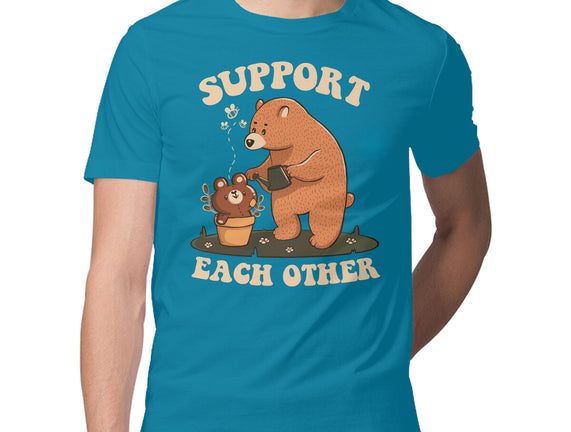 Support Each Other Lovely Bears