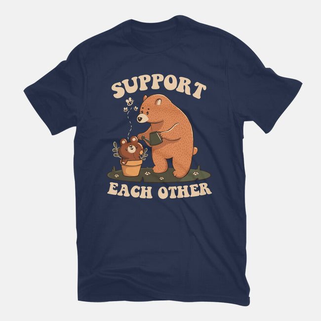 Support Each Other Lovely Bears-Youth-Basic-Tee-tobefonseca