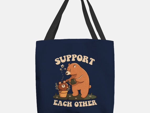 Support Each Other Lovely Bears