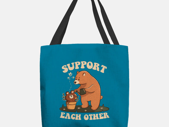 Support Each Other Lovely Bears