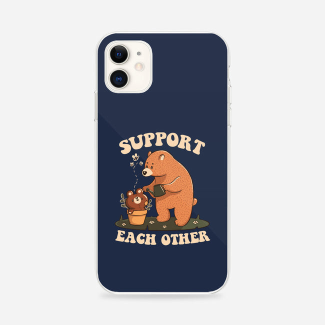 Support Each Other Lovely Bears-iPhone-Snap-Phone Case-tobefonseca