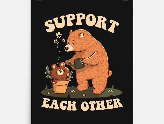 Support Each Other Lovely Bears