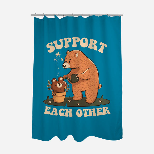Support Each Other Lovely Bears-None-Polyester-Shower Curtain-tobefonseca