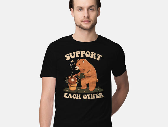 Support Each Other Lovely Bears