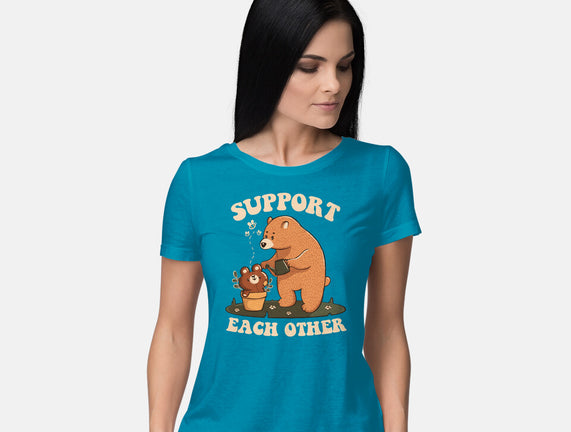 Support Each Other Lovely Bears