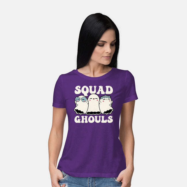 Halloween Squad Ghouls-Womens-Basic-Tee-tobefonseca