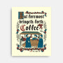 But First Coffee Medieval Style-None-Stretched-Canvas-Nemons