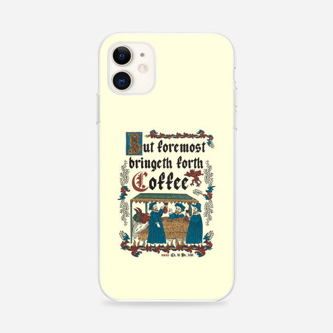 But First Coffee Medieval Style-iPhone-Snap-Phone Case-Nemons