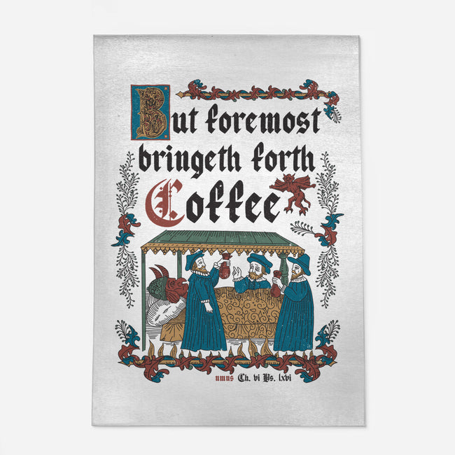 But First Coffee Medieval Style-None-Outdoor-Rug-Nemons