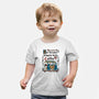 But First Coffee Medieval Style-Baby-Basic-Tee-Nemons