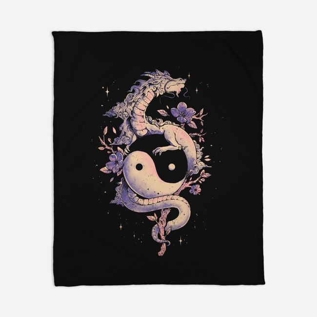 Dragon Flower-None-Fleece-Blanket-eduely