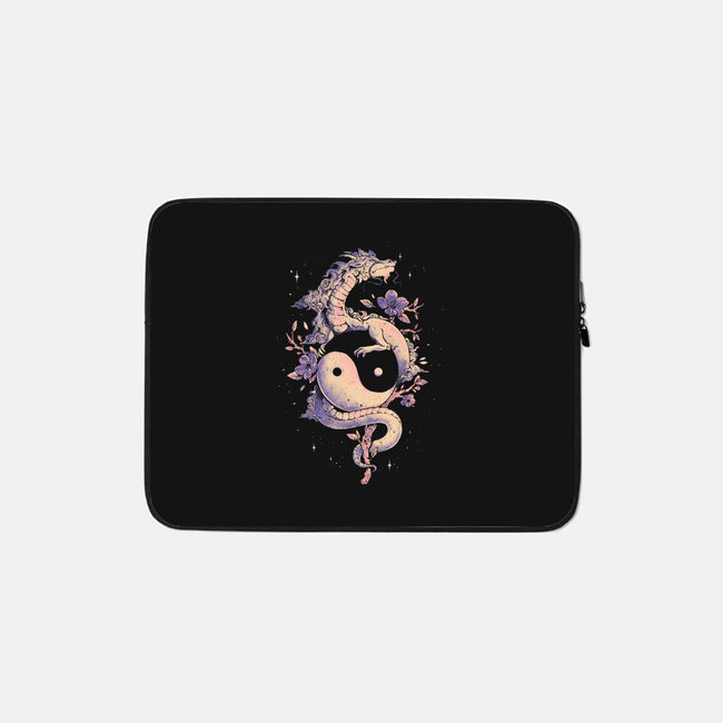 Dragon Flower-None-Zippered-Laptop Sleeve-eduely