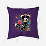Night Skeleton-None-Removable Cover-Throw Pillow-IKILO