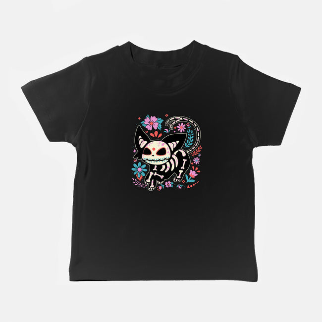 Day Skeleton-Baby-Basic-Tee-IKILO