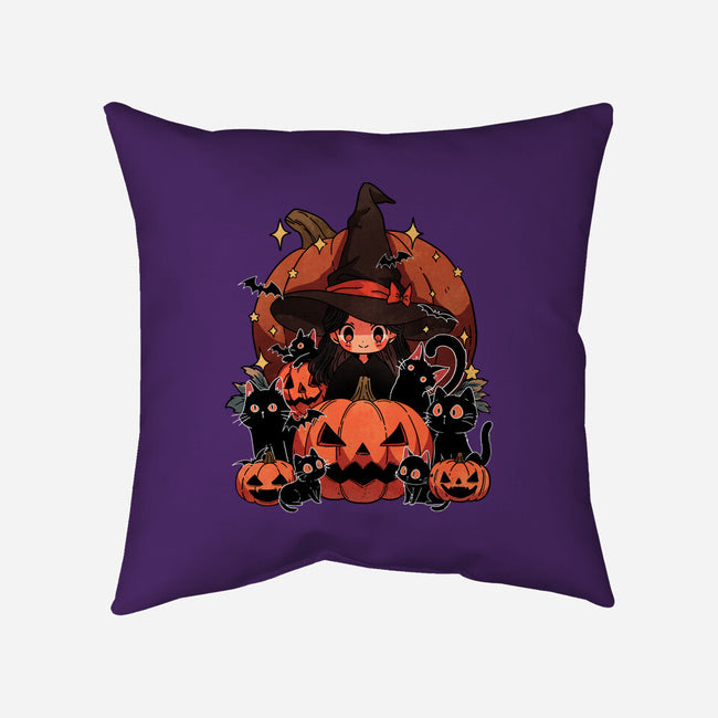 Spellbound Kitties-None-Removable Cover w Insert-Throw Pillow-fanfreak1