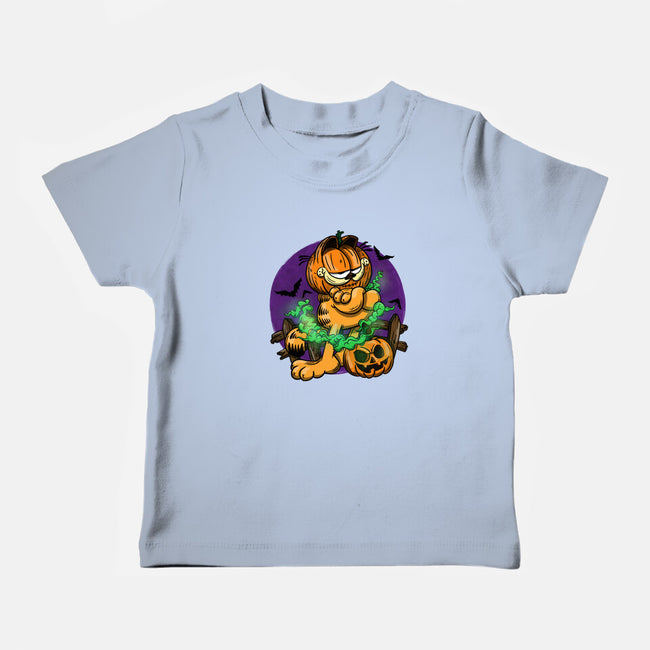 Garfield Halloween-Baby-Basic-Tee-By Berto