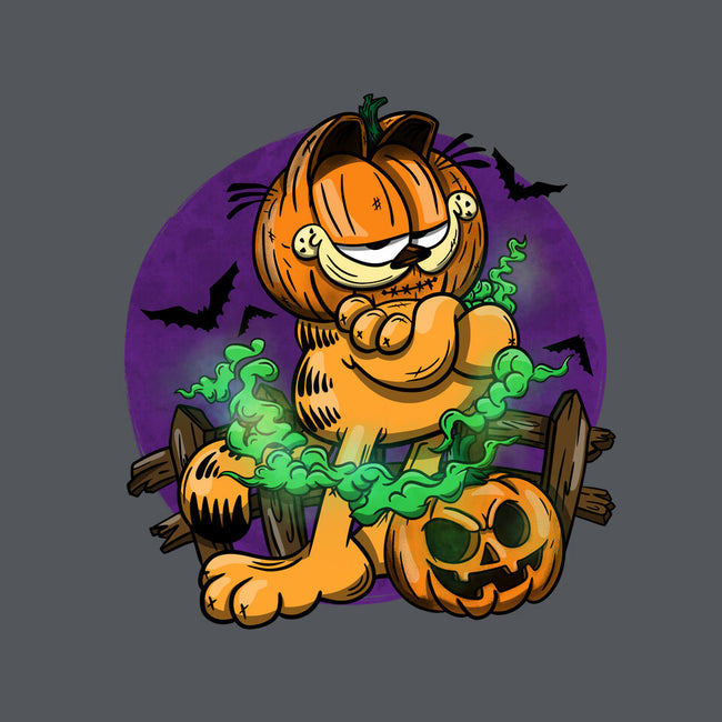 Garfield Halloween-Womens-Basic-Tee-By Berto