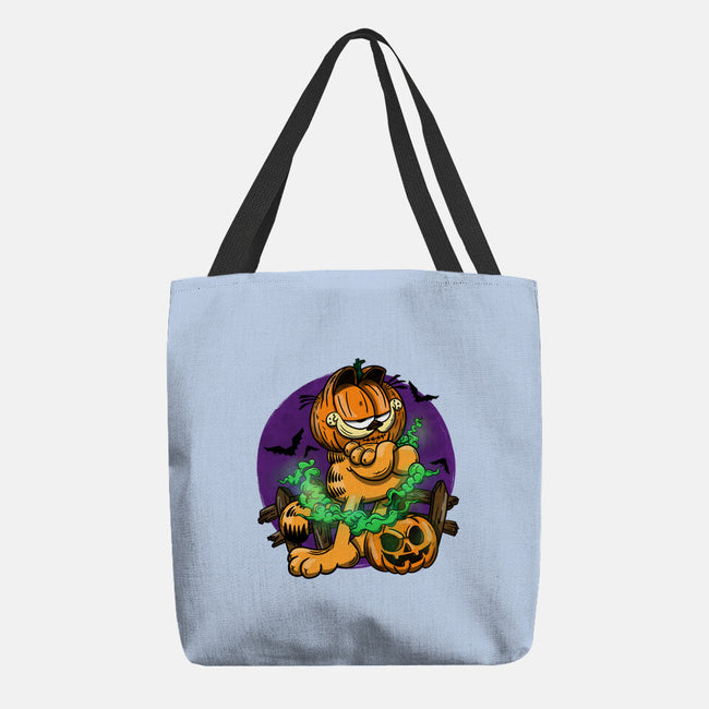 Garfield Halloween-None-Basic Tote-Bag-By Berto