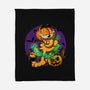 Garfield Halloween-None-Fleece-Blanket-By Berto