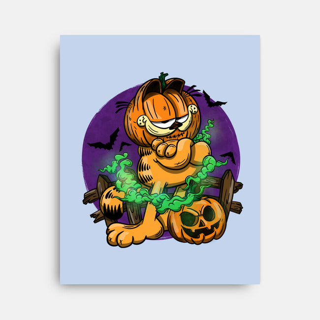 Garfield Halloween-None-Stretched-Canvas-By Berto
