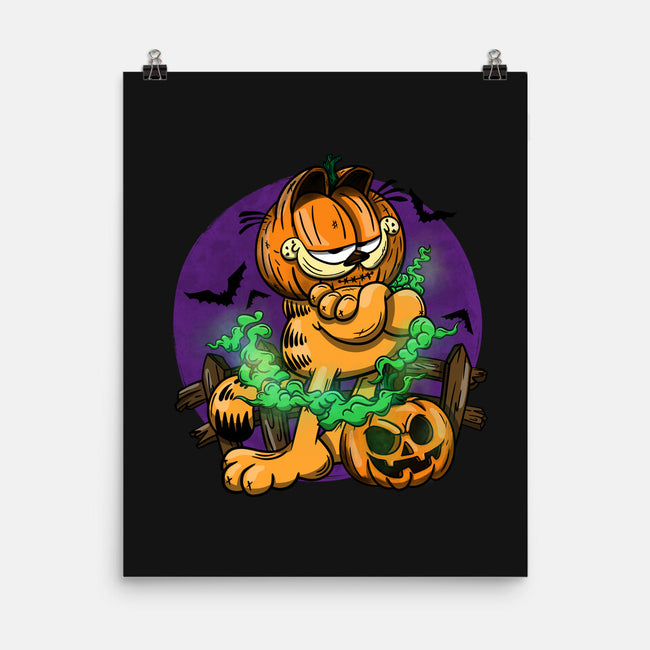 Garfield Halloween-None-Matte-Poster-By Berto