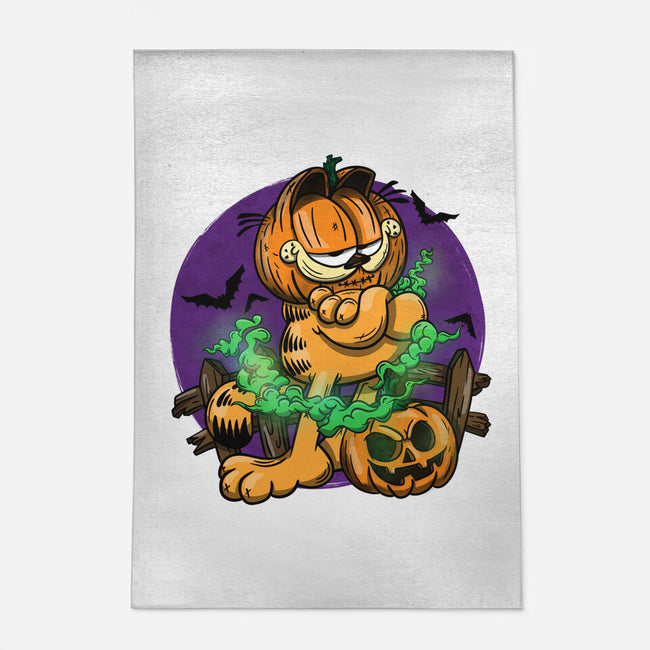 Garfield Halloween-None-Indoor-Rug-By Berto