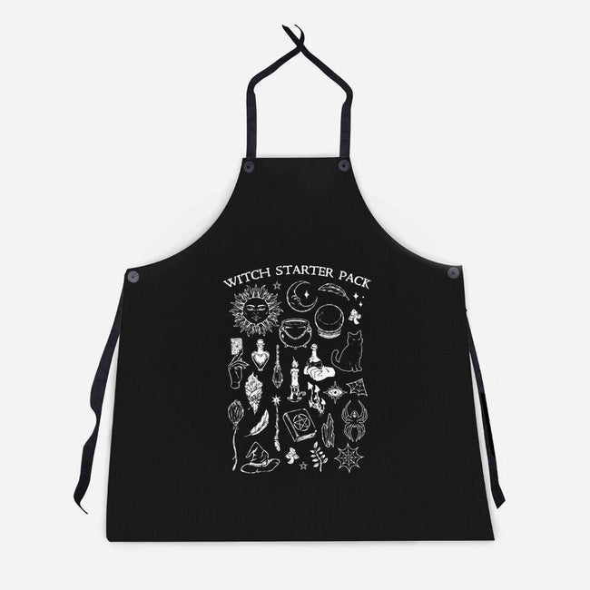 Witch Starter Pack-Unisex-Kitchen-Apron-eduely