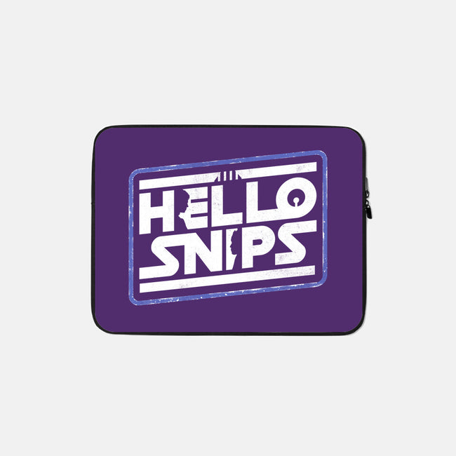 Hello Snips-None-Zippered-Laptop Sleeve-rocketman_art