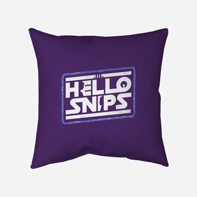 Hello Snips-None-Removable Cover-Throw Pillow-rocketman_art