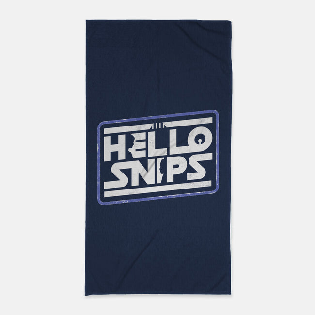 Hello Snips-None-Beach-Towel-rocketman_art