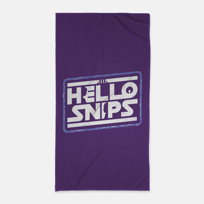 Hello Snips-None-Beach-Towel-rocketman_art