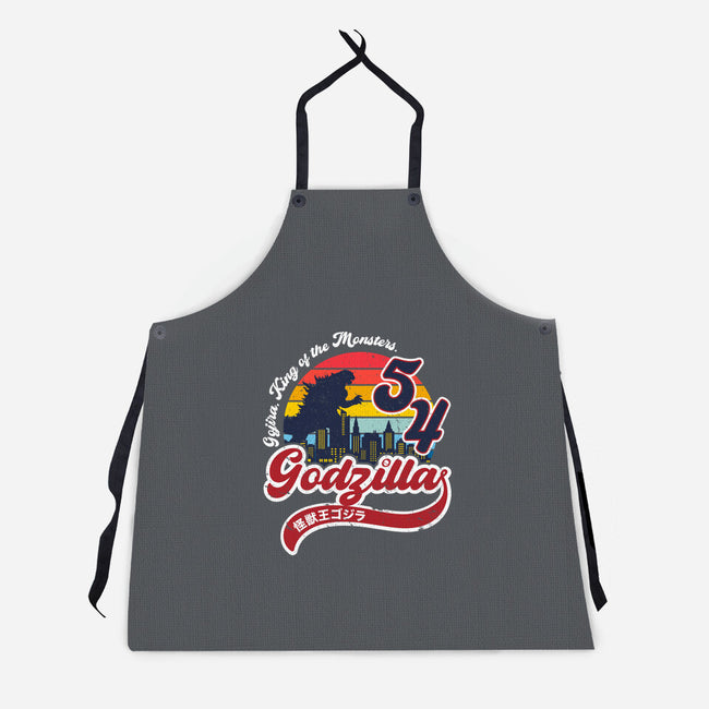 Gojira King Of The Monsters-Unisex-Kitchen-Apron-DrMonekers