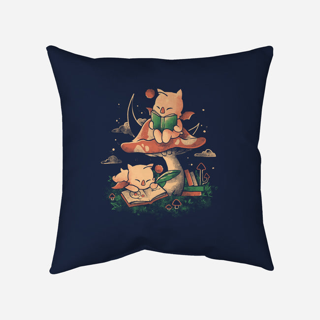 Kupo Readings-None-Removable Cover-Throw Pillow-eduely