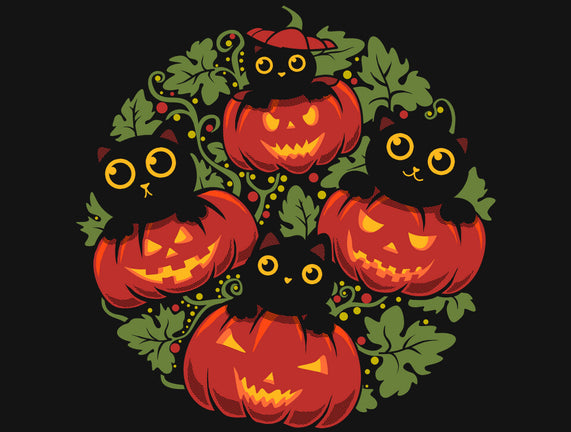 Pumpkin Kitten Family