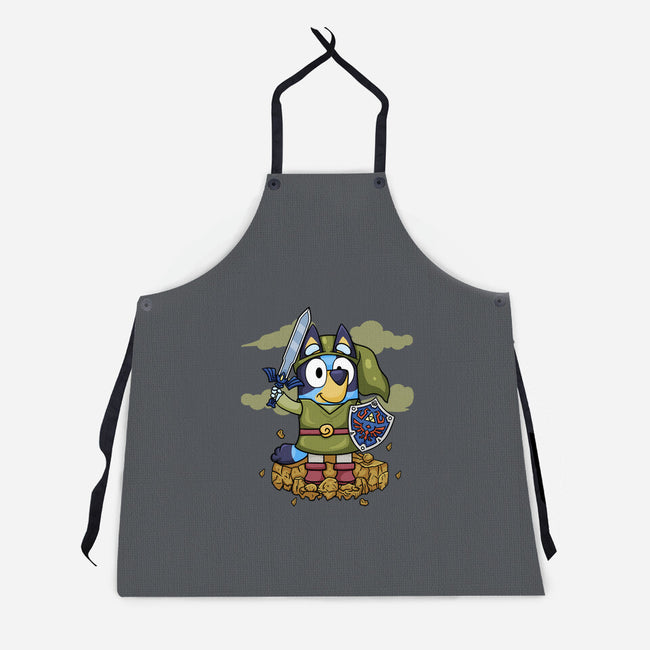 Legend Of Bluey-Unisex-Kitchen-Apron-JamesQJO