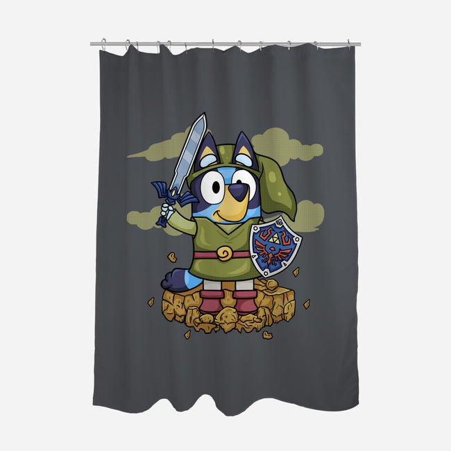 Legend Of Bluey-None-Polyester-Shower Curtain-JamesQJO