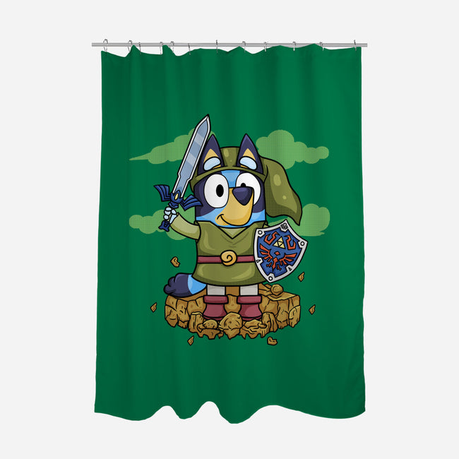Legend Of Bluey-None-Polyester-Shower Curtain-JamesQJO