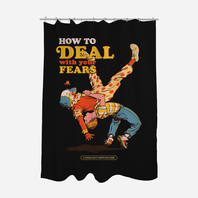 How To Deal With Your Fears-None-Polyester-Shower Curtain-Hafaell