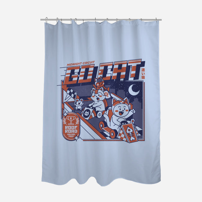 Midnight Race On Your Roof-None-Polyester-Shower Curtain-tobefonseca