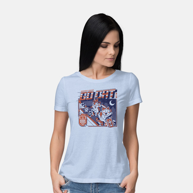 Midnight Race On Your Roof-Womens-Basic-Tee-tobefonseca