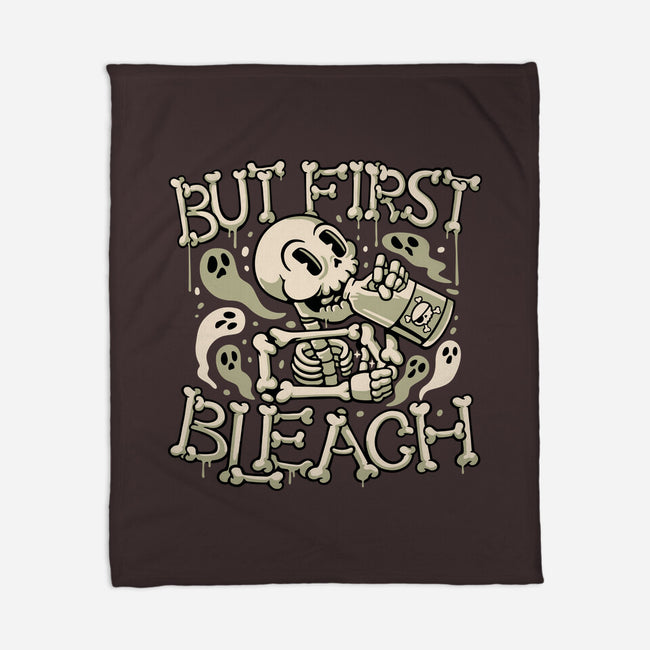 But First Bleach-None-Fleece-Blanket-tobefonseca