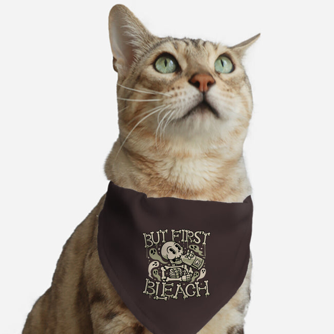 But First Bleach-Cat-Adjustable-Pet Collar-tobefonseca