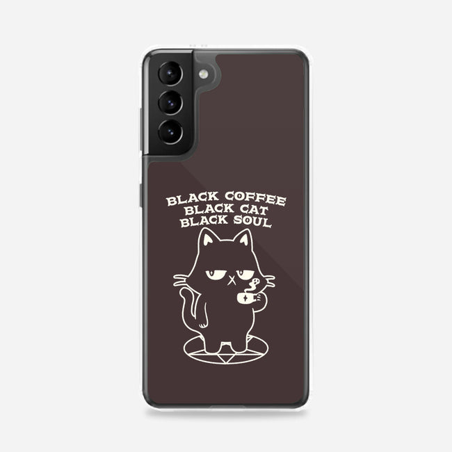Black Cat Black Soul-Samsung-Snap-Phone Case-tobefonseca